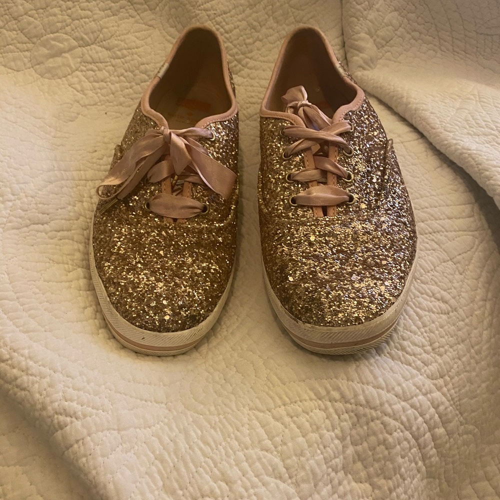 Kate spade glitter sneakers